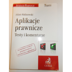 Aplikacje prawnicze Testy i komentarze Adam Malinowski