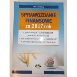 Sprawozdanie finansowe za 2017 rok Wojciech Rup